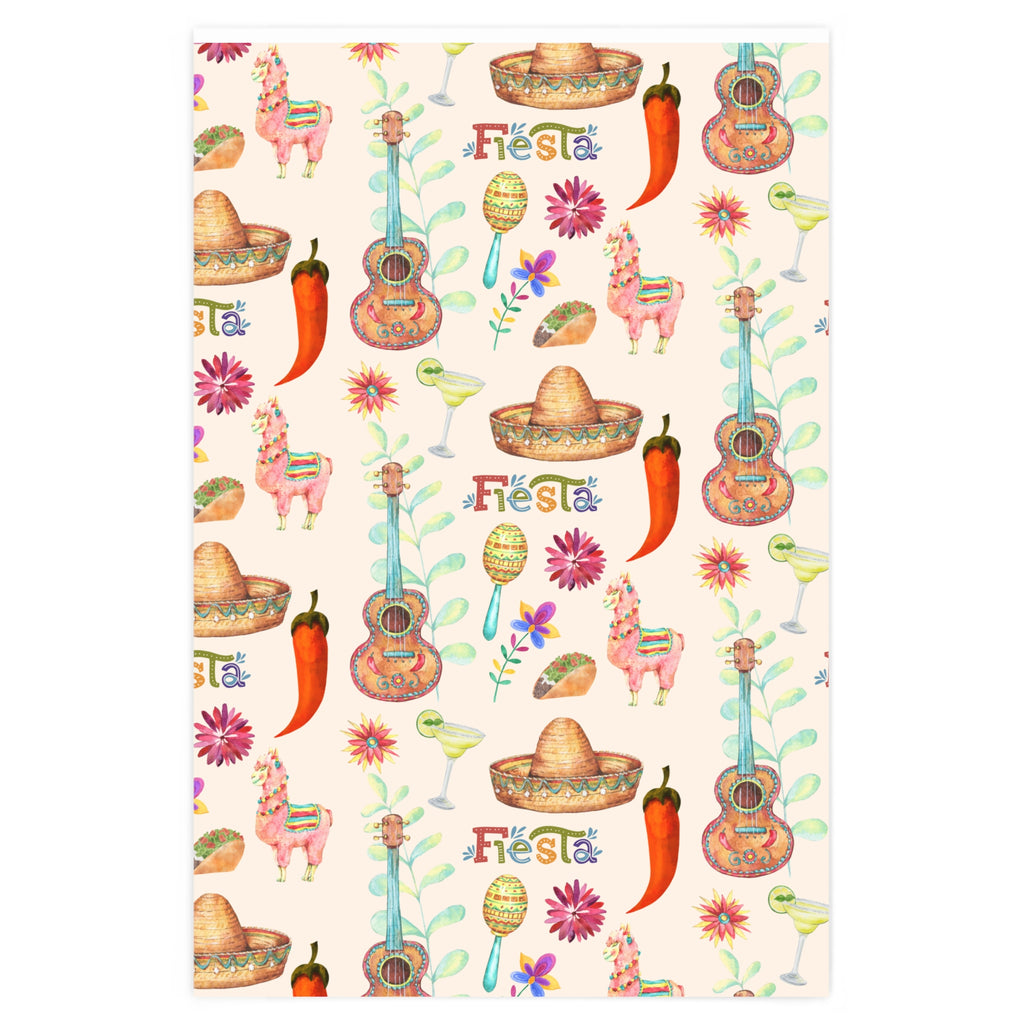 Fiesta wrapping paper