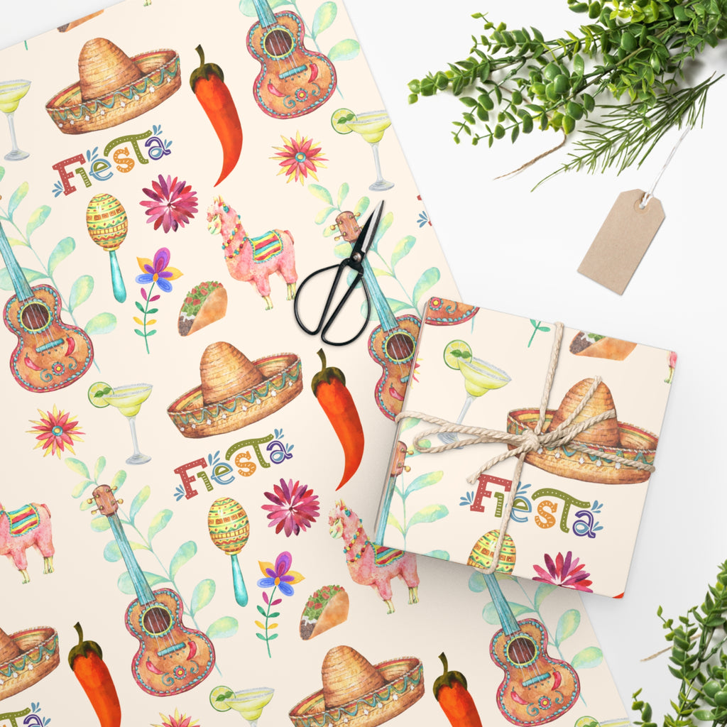 Fiesta wrapping paper