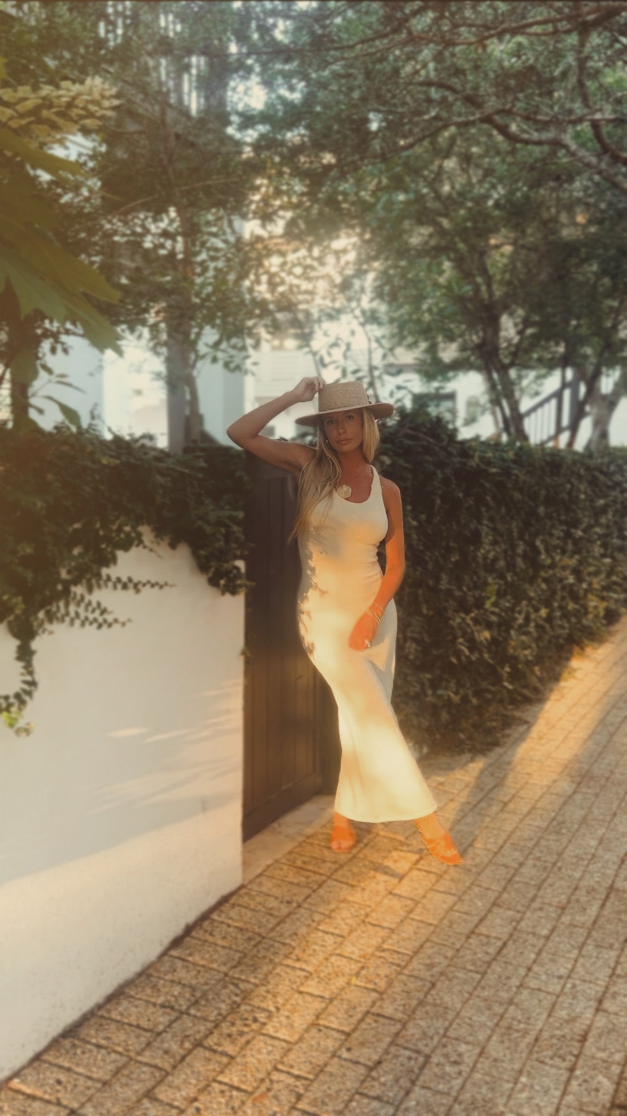 cloud maxi dress Vanilla cloud maxi dress L