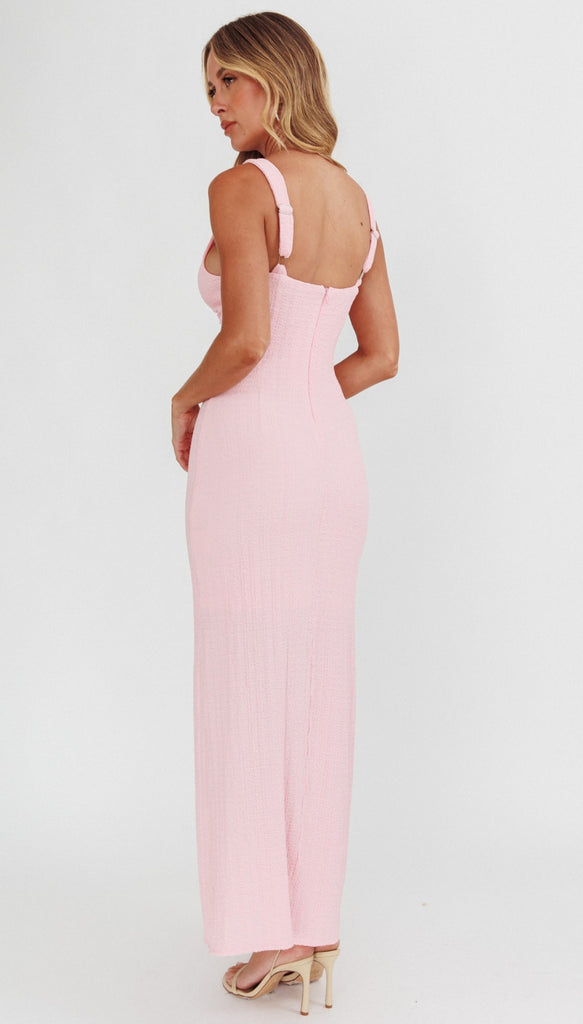 Ribbed baby pink maxi Ribbed baby pink maxi